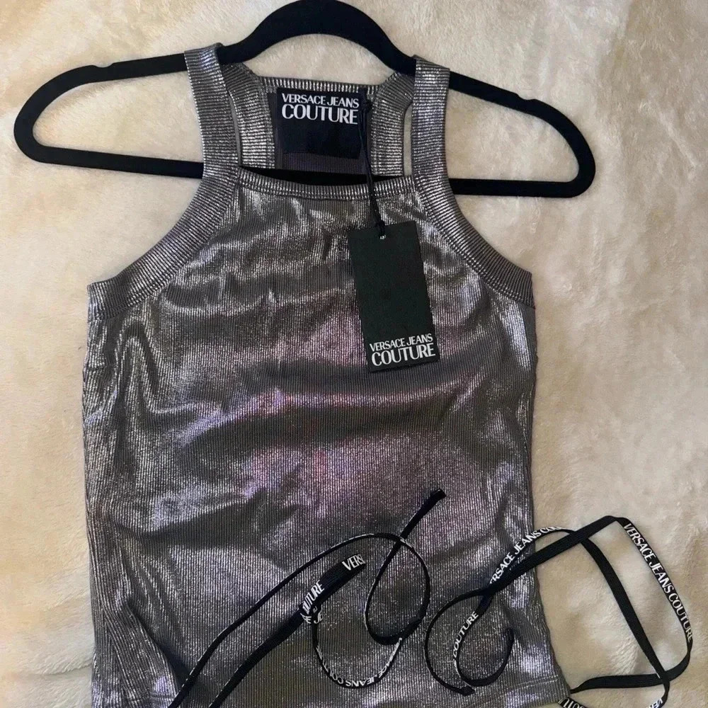 VERSACE JEANS COUTURE
Silver Ruched Tank Top - Picture 10 of 11
